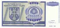Croatia 10 000 000 Dinara - Coat of arms - Artistic motif - 1993 - AA series