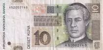Croatia 10 Kuna - Juray Dobrila - 2001 - P.38