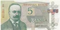 Croatia 5 banica - Proposal and propagande note - 1990 - Serial HR