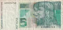 Croatia 5 Kuna - Petar Zrinski - 1993 - P.28a
