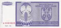 Croatia 5000000000 Dinara - Arms - 1993 - P.R18