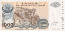Croatie 1000 Dinara - Armoiries - 1994 - P.R30