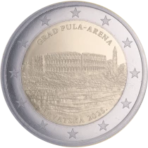 Croatie Ar&egrave;ne de Pula - 2 Euros Comm&eacute;mo. BE 2025