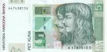 Croazia 5 Kuna - Petar Zrinski - 2001 - P.37