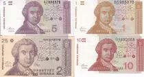 Croazia Lot 1, 5, 10, 25 Dinara