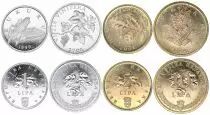 Croazia SET.1 Flora (Set 4 coins) 1999-2001