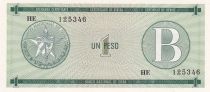 Cuba 1 Peso  - Castillo San Salvador de la Punta - 1985 - Serial B - UNC