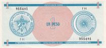 Cuba 1 Peso - Armoiries - 1987 - Série FH - P.FX11