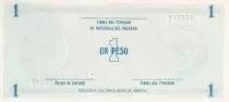 Cuba 1 Peso - Arms - 1987 - Serial FH - P.FX11