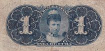 Cuba 1 Peso - Arms - Queen Maria Cristina - 1896 - P.74a