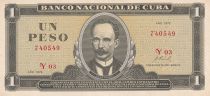Cuba 1 Peso  -José Marti - Fidel Castro - 1972 - P.NEUF - P.102a