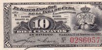 Cuba 10 Centavos - Récolte du sucre de canne - 1897 - TTB - P.52