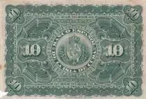 Cuba 10 Pesos - Agriculture - 1896 - TB - P.49b