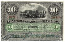 Cuba 10 Pesos - Récolte du sucre de canne