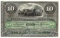 Cuba 10 Pesos - R&eacute;colte du sucre de canne