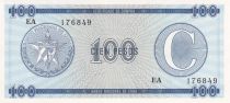 Cuba 100 Pesos - Armoiries - 1985 - Série EA - P.FX25
