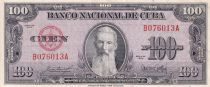 Cuba 100 Pesos - F. Aguilera -  Coat of arms - 1958 - XF - P.82b