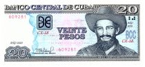 Cuba 20 Pesos 2020 - C. Cienfuegos - Agricultural - Serial CX-18