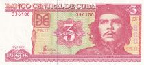 Cuba 3 Pesos - Che Guevara - 2005 - Serial FB-11 - P.127b