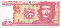 Cuba 3 Pesos - Che Guevara - 2005 - UNC - P.127