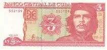 Cuba 3 pesos, Cuba, Ernesto Guevara (2005) - Série FB-10