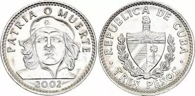 Cuba 3 Pesos Che Guevara - 2002