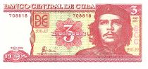 Cuba 3 Pesos Che Guevara - 2004