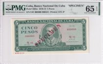 Cuba 5 Pesos - Antonio Maceo - 1972 - Série U.01