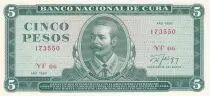 Cuba 5 Pesos - Antonio Maceo - 1990 - UNC - P.103d