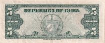 Cuba 5 Pesos - Maximo - Gomez - Armoiries - 1960 - TTB - P.91c