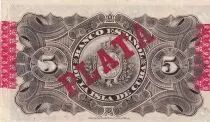 Cuba 5 Pesos - Woman, boats - 1896 - P.48b