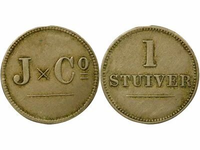 Cura�ao Suiver, Jesurun & Co - 1874 (1875) Willemstad