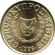 Cyprus 1 Cent Bird