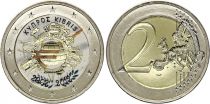 Cyprus 2 Euros - 10 years of the Euro - Colorised - 2012