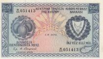 Cyprus 250 Mils - Coat of Arms - Mine - 01-08-1976 - M/55