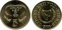 Cyprus 5 Cent Bull