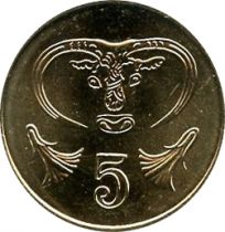 Cyprus 5 Cent Bull