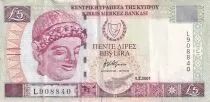 Cyprus 5 Pounds Head of young man - Church and Mosque - 2001 - L908840