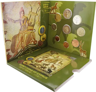 Cyprus BU Euro 2012 box set - Mosaics of Paphos (III)