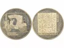 Czech Republic  200 Silver Korun, The Präsident - 1997 Jablonec nad Nisou