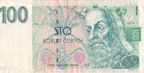 Czech Republic 100 Korun - Roi Karel IV - Sceau -1993 - P.5