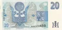 Czech Republic 20 Korun - King Premysl Otakar I - 1994 - Serial A - P.10a