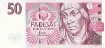 Czech Republic 50 Korun - Anezka Ceska - 1994 - Serial B - P.11