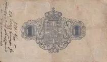D&auml;nemark 1 Krone - Coat of arms - 1921 - P.12g