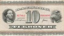 Danemark 10 Kroner - H.C. Andersen - 1968 - P.44