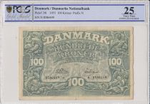 Danemark 100 Kroner Dauphins Stylisés - 1955  - PCGS VF 25