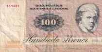 D&auml;nemark 1000 Kroner - Jens Juel\'s - Butterfly - 1986 - Serial D - F - P.51o