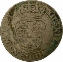 Danemark Fr&eacute;d&eacute;ric IV - 12 Skilling Argent - 1721 Copenhague