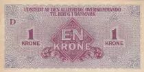 Danimarca 1 Krone ND1945 - Allied Kommando in Denmark - 2nd