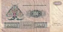 Danimarca 1000 Kroner - Jens Juel\'s - Butterfly - 1986 - Serial D - F - P.51o